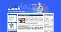Desktop Screenshot of daeu.fr